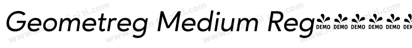 Geometreg Medium Reg字体转换